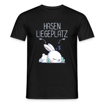 Häschen Kostüm Damen, Hasen platzieren Hasenmama - Männer T-Shirt - Schwarz - Vorne - AI Model Male 178 light (178cm)