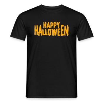 Happy Halloween - Männer T-Shirt - Schwarz - Vorne - AI Model Male 178 light (178cm)