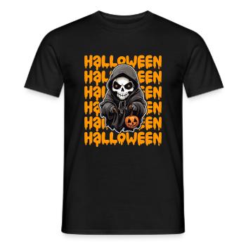 Halloween Design gruselig für die nächste Party - Männer T-Shirt - Schwarz - Vorne - AI Model Male 178 light (178cm)