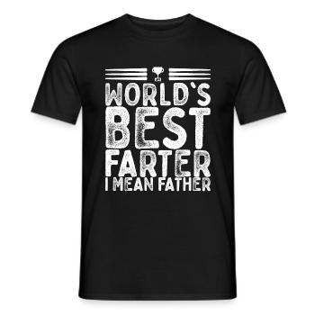 Best Father - Männer T-Shirt - Schwarz - Vorne - AI Model Male 178 light (178cm)