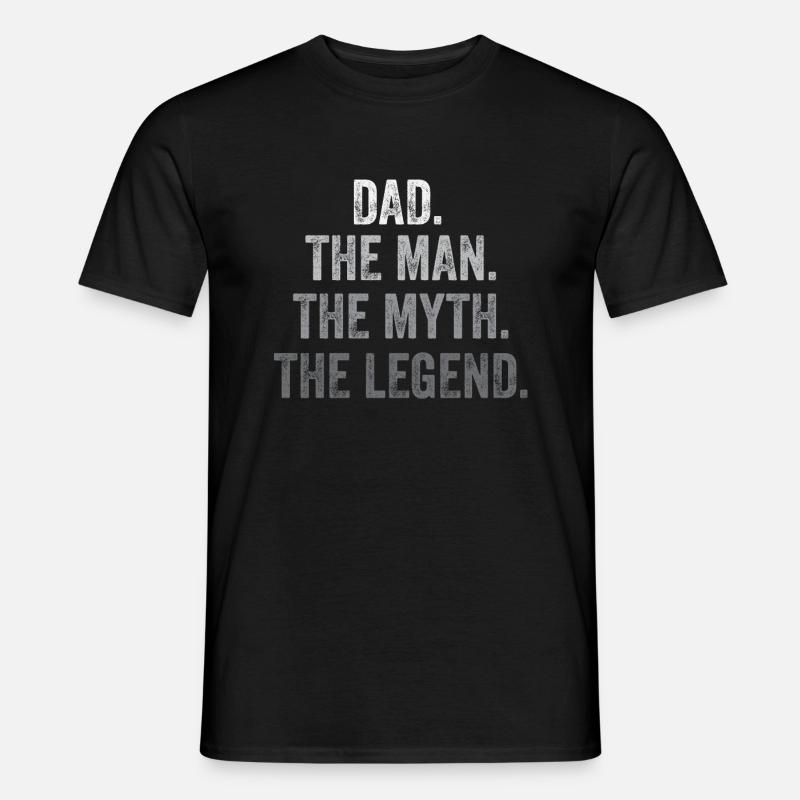 DAD - THE LEGEND - Männer T-Shirt - Schwarz