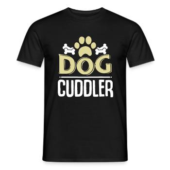 dog - Men's T-Shirt - black - Front - AI Model Male 178 light (178cm)