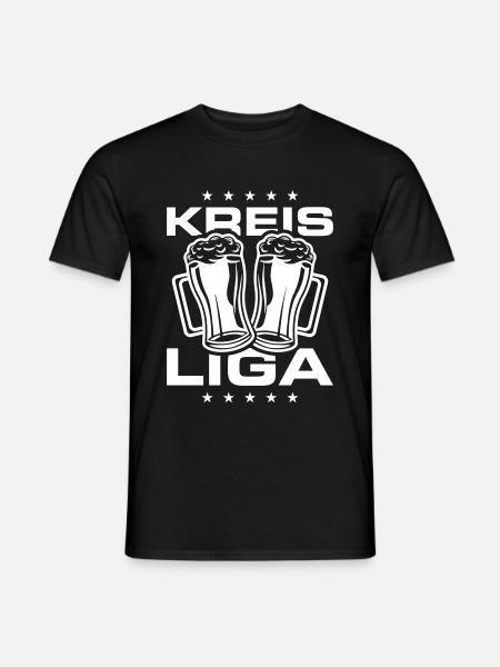 Kreis Liga - Männer T-Shirt - Schwarz
