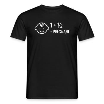 This is my formula - Women Pregnancy Announcement - Men's T-Shirt - black - Front - AI Model Male 178 light (178cm)