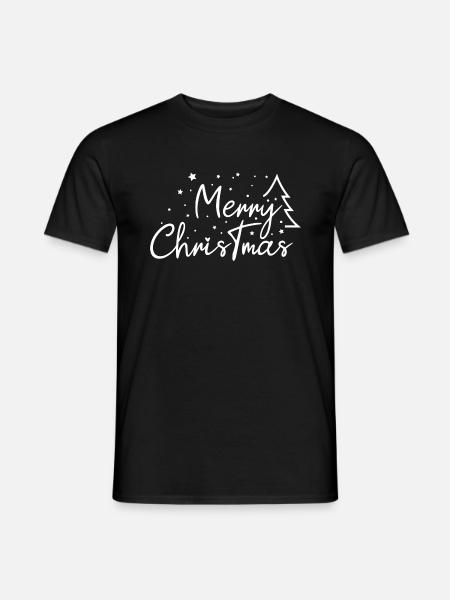 Merry Christmas - Männer T-Shirt - Schwarz