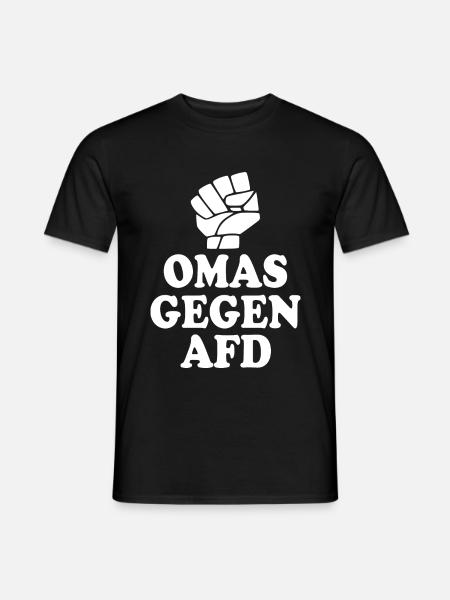 Grannies against the right - Men's T-Shirt - black