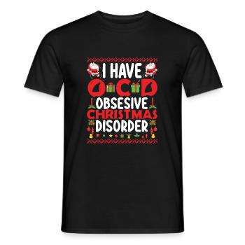 J’ai un trouble de Noël obsessionnel - T-shirt homme - noir - Devant - AI Model Male 178 light (178cm)