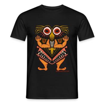 sapiquey - Men's T-Shirt - black - Front - AI Model Male 178 light (178cm)