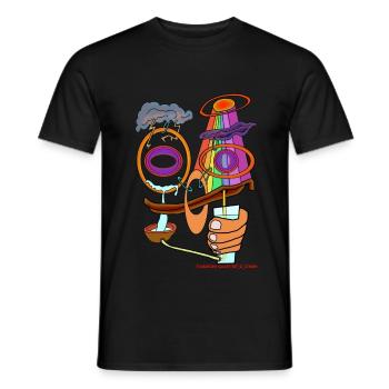 toutakitey - T-shirt homme - noir - Devant - AI Model Male 178 light (178cm)