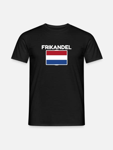 FRIKANDEL niederland holland orang - Männer T-Shirt - Schwarz