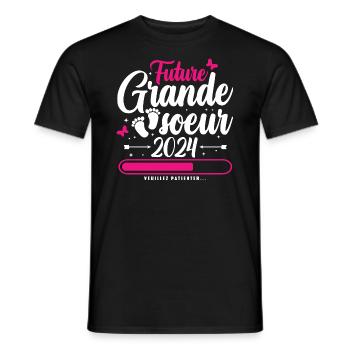 Future Grande Soeur 2024 - T-shirt homme - noir - Devant - AI Model Male 178 light (178cm)