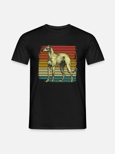 Dog sport dog greyhound - Men's T-Shirt - black