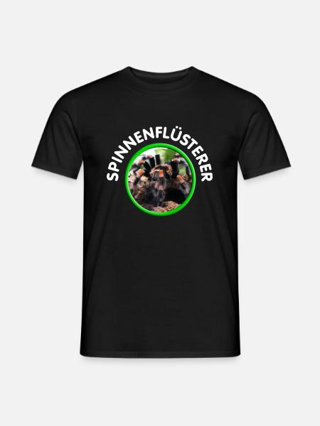 Vogelspinne / Spinnenflüsterer - Männer T-Shirt - Schwarz