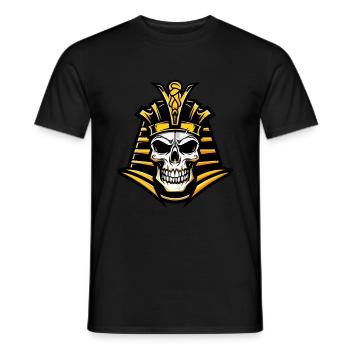Crâne de pharaon - T-shirt homme - noir - Devant - AI Model Male 178 light (178cm)