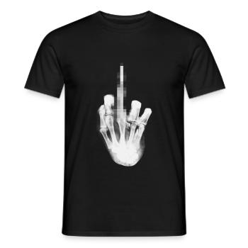 Fuck you - Männer T-Shirt - Schwarz - Vorne - AI Model Male 178 light (178cm)