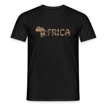 Africanlove - Männer T-Shirt - Schwarz - Vorne - AI Model Male 178 light (178cm)