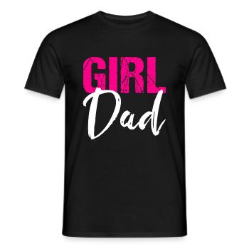Girl Dad Tochter Vater Papa - Männer T-Shirt - Schwarz - Vorne - AI Model Male 178 light (178cm)