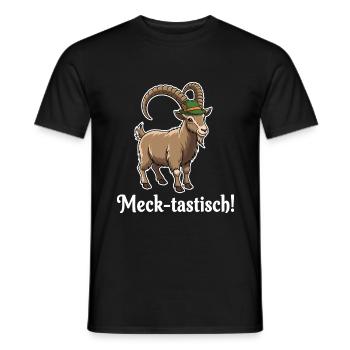 Meck-tastic ! - Men's T-Shirt - black - Front - AI Model Male 178 light (178cm)