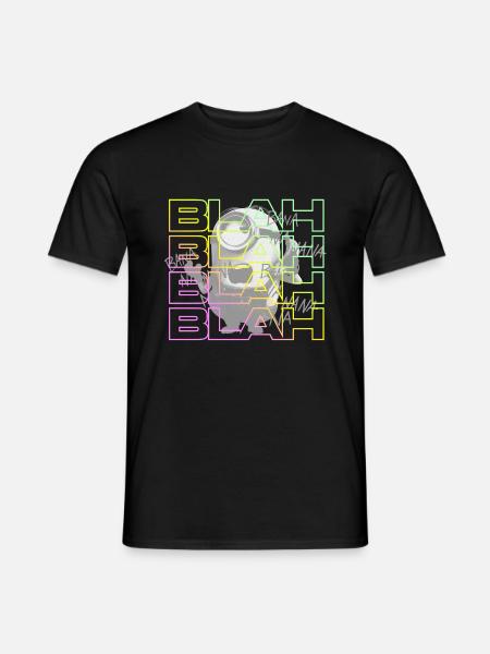 Les Minions Stuart Blah Blah Blah - T-shirt homme - noir