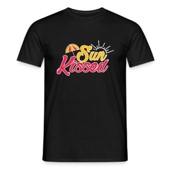 Sun Kissed - Men's T-Shirt - black - Front - AI Model Male 178 light (178cm)