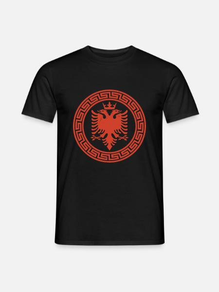 Republic of Albania Albania Shqipëria Tirana Albanians - Men's T-Shirt - black