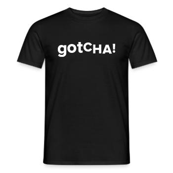 Gotcha Graphic - Men's T-Shirt - black - Front - AI Model Male 178 light (178cm)