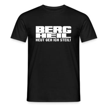 Alpinist alpin Bergsteigen Bergwandern Via Ferrata - Männer T-Shirt - Schwarz - Vorne - AI Model Male 178 light (178cm)