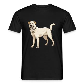 Chien Kangal - T-shirt homme - noir - Devant - AI Model Male 178 light (178cm)