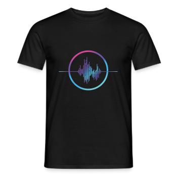 battre - T-shirt homme - noir - Devant - AI Model Male 178 light (178cm)