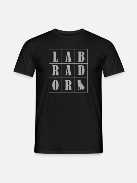 Labrador Hund Labrador - Männer T-Shirt - Schwarz