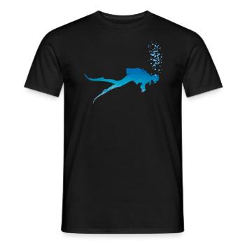 Tauchen Tauchen Tauchen - Männer T-Shirt - Schwarz - Vorne - AI Model Male 178 light (178cm)