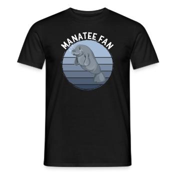 Seekuh-Fan - Männer T-Shirt - Schwarz - Vorne - AI Model Male 178 light (178cm)