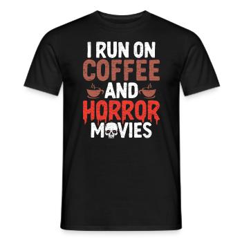 Horrorfilm Fan Horror Geschenk - Männer T-Shirt - Schwarz - Vorne - AI Model Male 178 light (178cm)