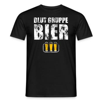 Bier Beer Alkohol Party Saufen JGA Fest - Männer T-Shirt - Schwarz - Vorne - AI Model Male 178 light (178cm)