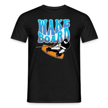 Wakeboarding Wakeboard - T-shirt homme - noir - Devant - AI Model Male 178 light (178cm)