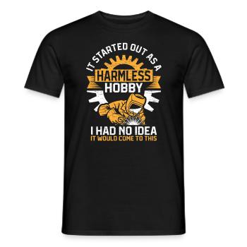 Schweißen Schweißer - Männer T-Shirt - Schwarz - Vorne - AI Model Male 178 light (178cm)