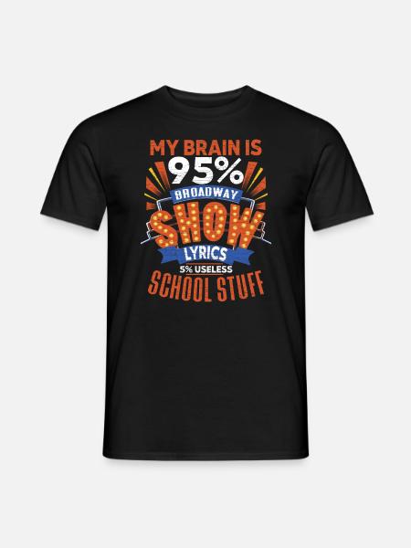 Theater Schauspieler Geschenk - Männer T-Shirt - Schwarz