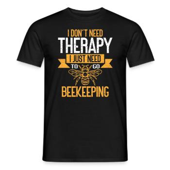 Beekeeping Imker Biene - Männer T-Shirt - Schwarz - Vorne - AI Model Male 178 light (178cm)