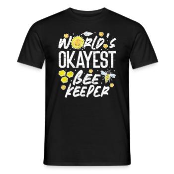 Beekeeping Imker Geschenk - Männer T-Shirt - Schwarz - Vorne - AI Model Male 178 light (178cm)