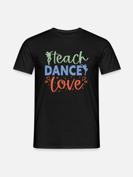 Tänzer Tanzlehrer - Männer T-Shirt - Schwarz