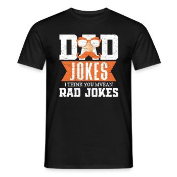 Papa Spruch Vatertag - Männer T-Shirt - Schwarz - Vorne - AI Model Male 178 light (178cm)