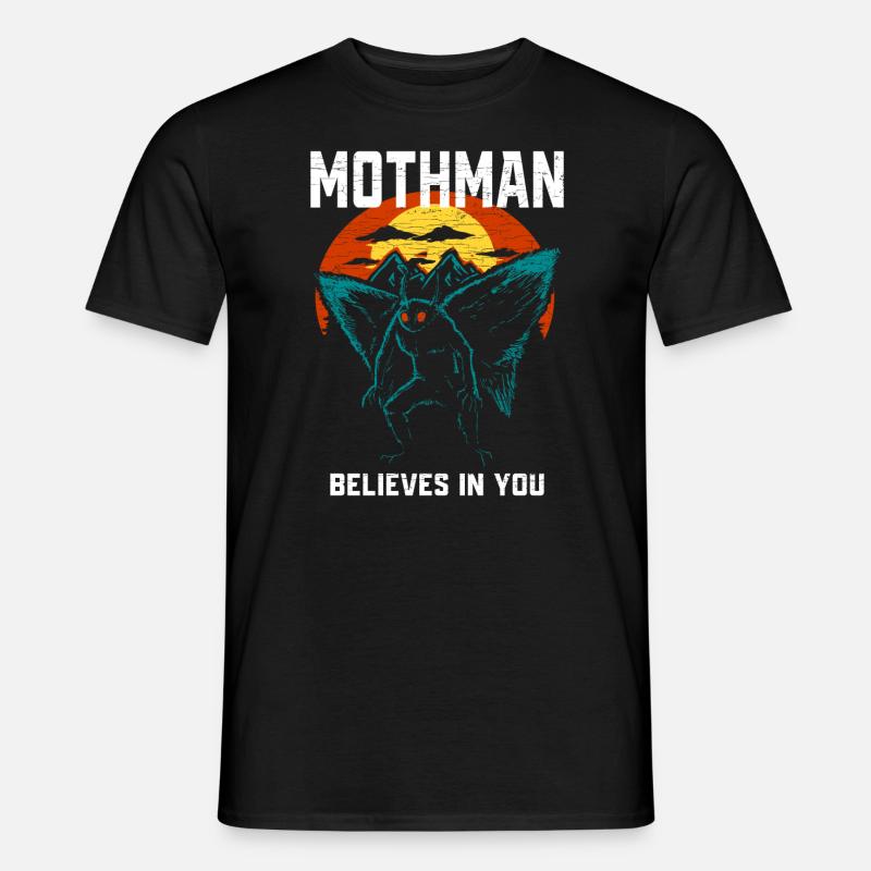 Mothman Kryptozoologie - Männer T-Shirt - Schwarz