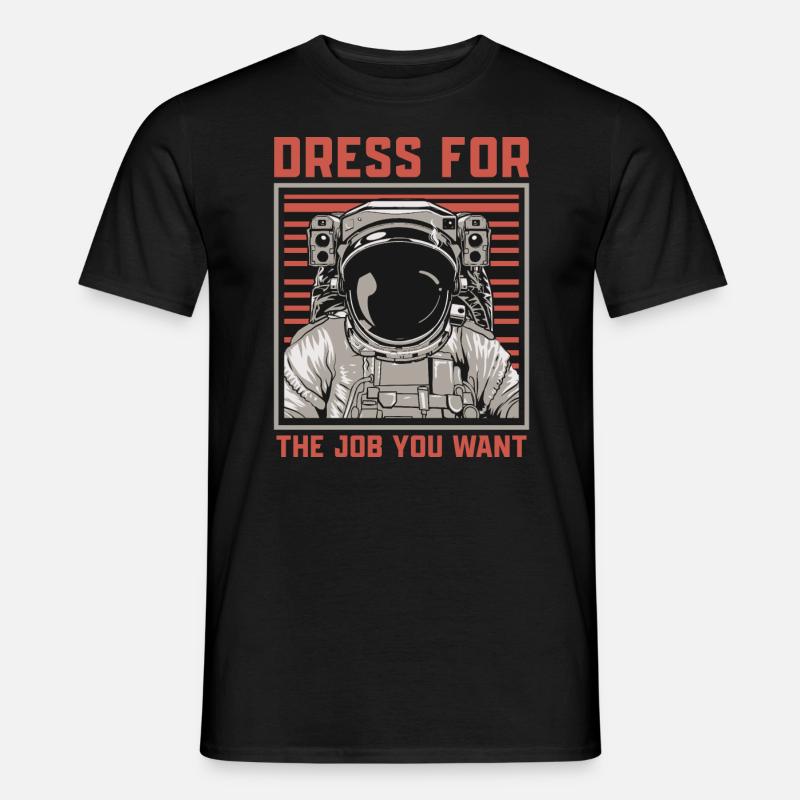 Astronaut Raumfahrt Geschenk - Männer T-Shirt - Schwarz