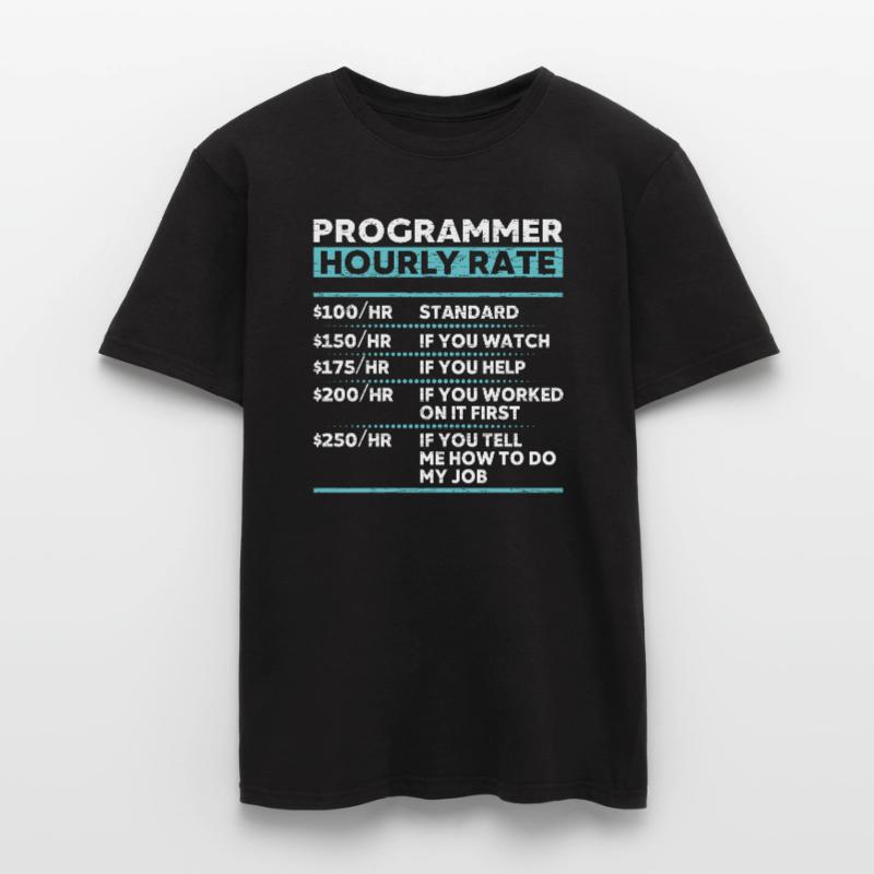 Programmierer Coder Informatiker Männer T-Shirt