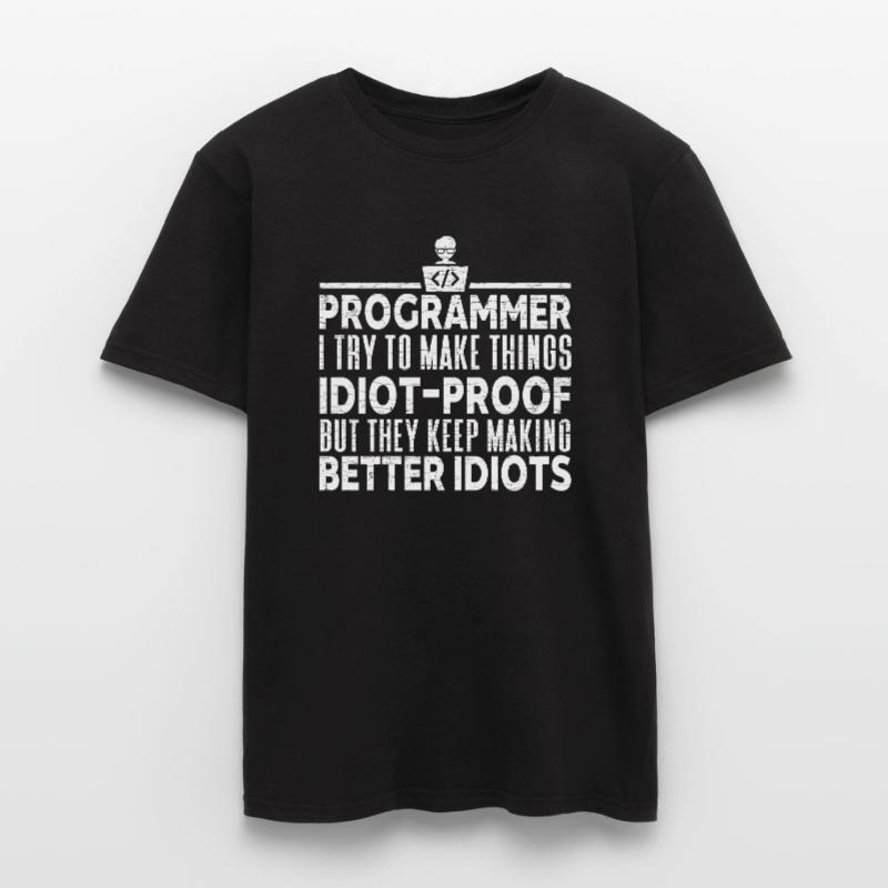 Informatiker Programmierer Coder Männer T-Shirt