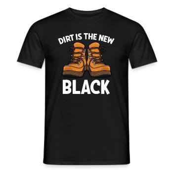 La randonnée est le nouveau noir - T-shirt homme - noir - Devant - AI Model Male 178 light (178cm)