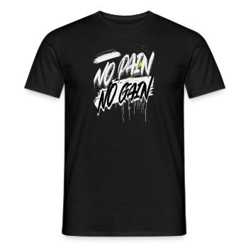 Resilience Anthem - Men's T-Shirt - black - Front - AI Model Male 178 light (178cm)