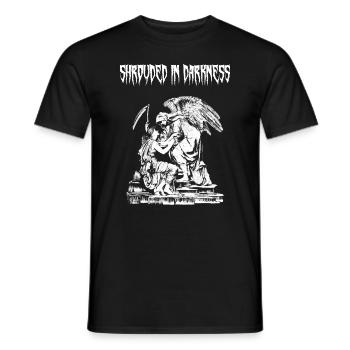 Shrouded in Darkness - 2025 album shirt - Men's T-Shirt - black - Front - AI Model Male 178 light (178cm)