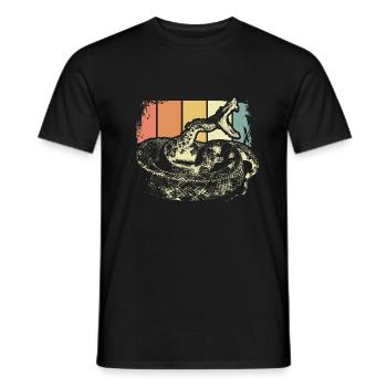 Serpent - T-shirt homme - noir - Devant - AI Model Male 178 light (178cm)