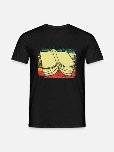 books - Men's T-Shirt - black